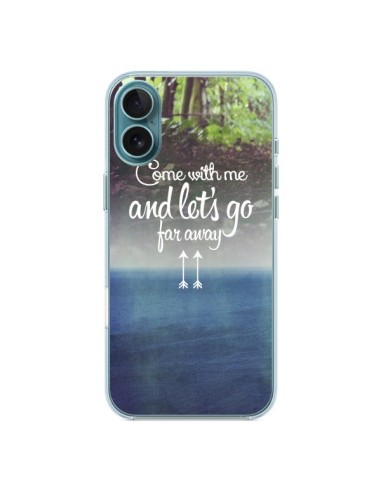 Coque iPhone 16 Plus Let's Go Far Away Forest Foret - Eleaxart