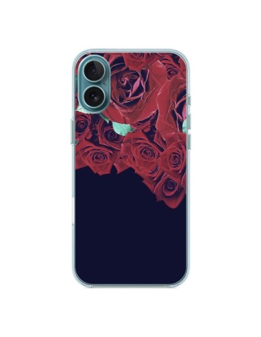 Coque iPhone 16 Plus Roses - Eleaxart