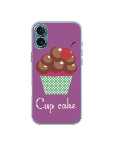 Coque iPhone 16 Plus Cupcake Cerise Chocolat - Léa Clément