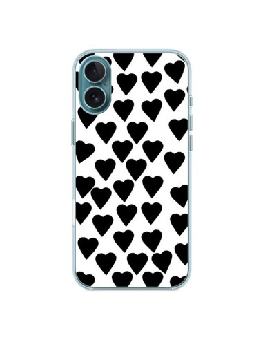 Coque iPhone 16 Plus Coeur Noir - Project M