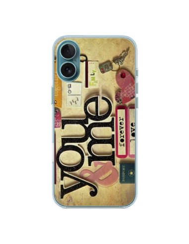 Coque iPhone 16 Plus Me And You Love Amour Toi et Moi - Irene Sneddon