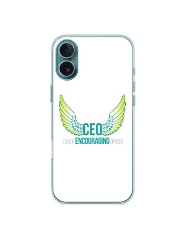 Coque iPhone 16 Plus CEO Chief Encouraging Officer Vert - Shop Gasoline