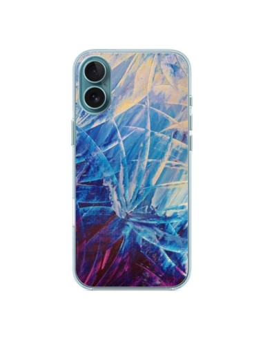 Coque iPhone 16 Plus Fleurs Violettes françaises - Ebi Emporium