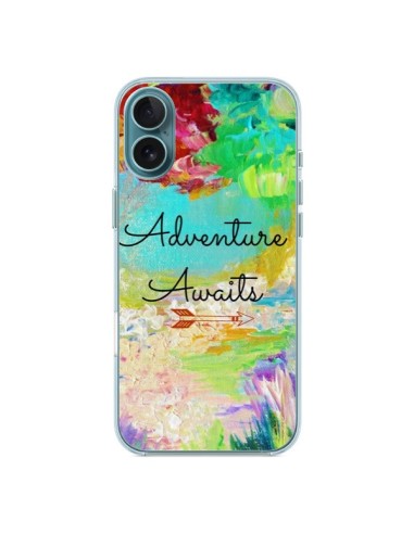 Coque iPhone 16 Plus Adventure Awaits Fleurs - Ebi Emporium