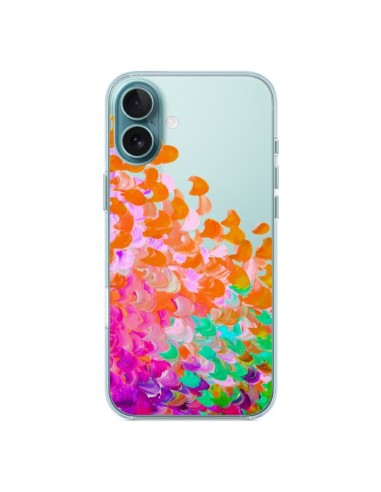 Cover iPhone 16 Plus Creation in Colore Arancione Trasparente - Ebi Emporium