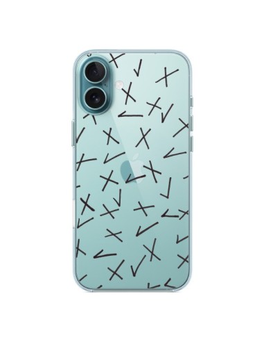 Cover iPhone 16 Plus Croci Check Trasparente - Ebi Emporium