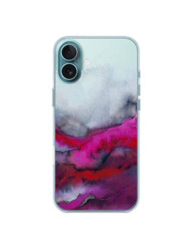 Coque iPhone 16 Plus Winter Waves Vagues Hiver Transparente - Ebi Emporium