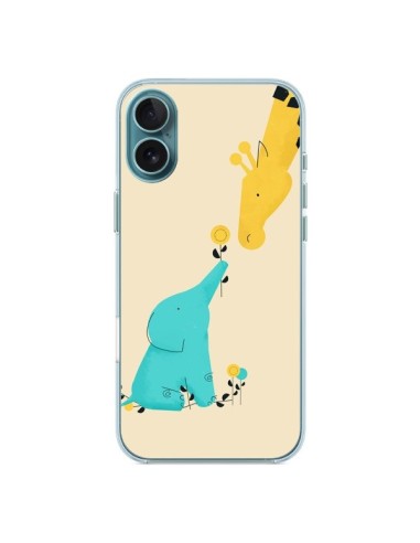 Coque iPhone 16 Plus Elephant Bebe Girafe - Jay Fleck