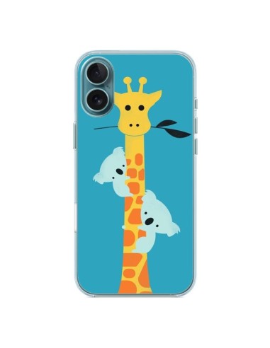 Coque iPhone 16 Plus Koala Girafe Arbre - Jay Fleck