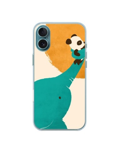 Coque iPhone 16 Plus Elephant Help Panda - Jay Fleck