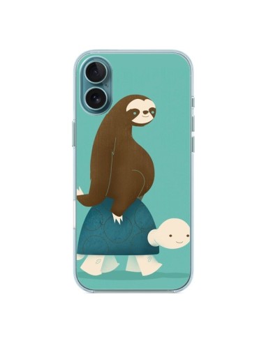 Cover iPhone 16 Plus Tartaruga Taxi Singe Slow Ride - Jay Fleck