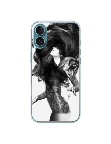 Coque iPhone 16 Plus Femme Ours - Jenny Liz Rome