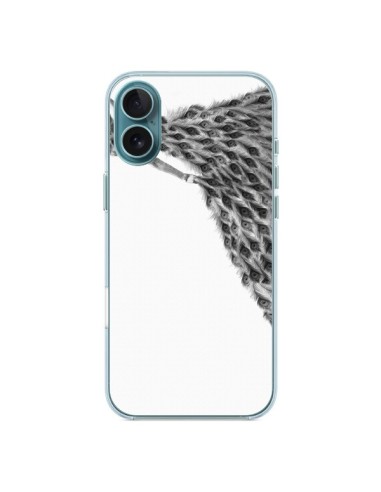 Coque iPhone 16 Plus Peacock Paon Robe Femme - Jenny Liz Rome