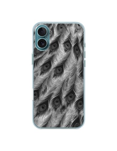 Coque iPhone 16 Plus Paon Robe - Jenny Liz Rome