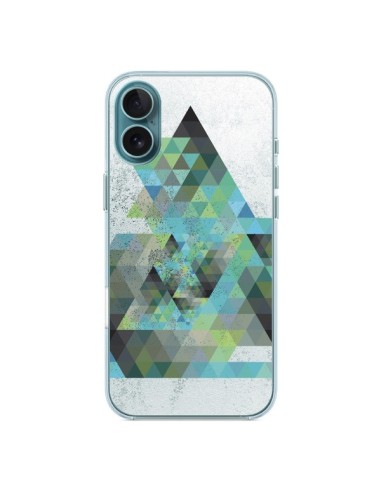 Coque iPhone 16 Plus Azteque Gheo Vert - Javier Martinez