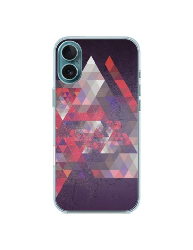 Coque iPhone 16 Plus Azteque Gheo Violet - Javier Martinez