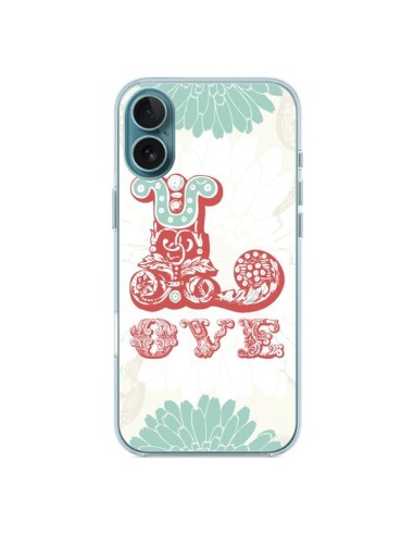 Coque iPhone 16 Plus Love Fleurs Flourish - Javier Martinez