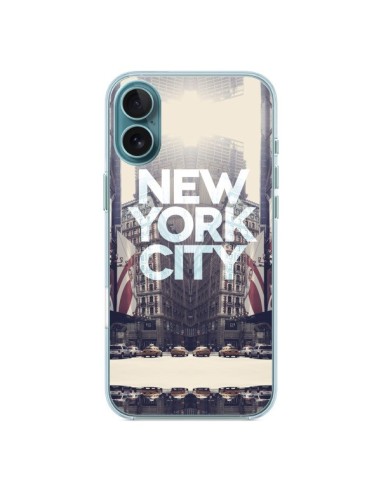 Coque iPhone 16 Plus New York City Vintage - Javier Martinez