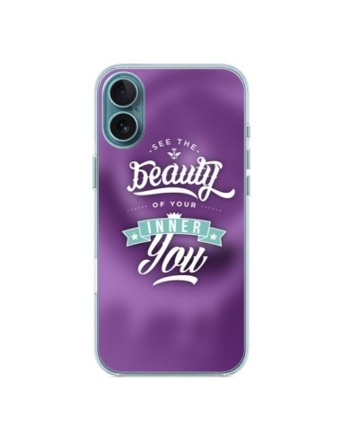 Coque iPhone 16 Plus Beauty Violet - Javier Martinez