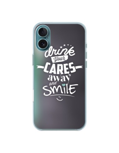 Coque iPhone 16 Plus Drink Gris - Javier Martinez