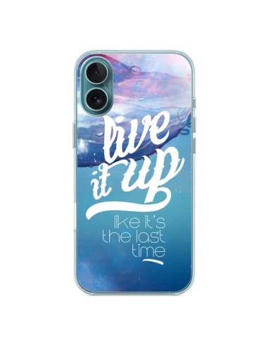 Coque iPhone 16 Plus Last Time Bleu - Javier Martinez