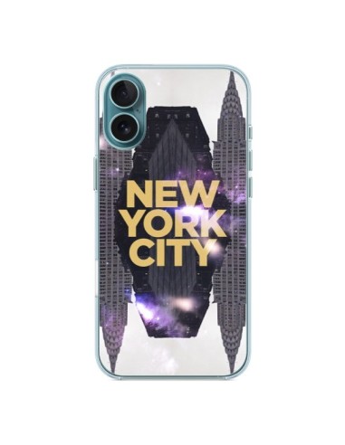 Coque iPhone 16 Plus New York City Orange - Javier Martinez