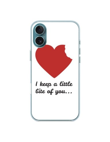 Coque iPhone 16 Plus I Keep a little bite of you Coeur Love Amour - Julien Martinez