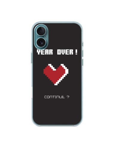 Coque iPhone 16 Plus Year Over Love Coeur Amour - Julien Martinez