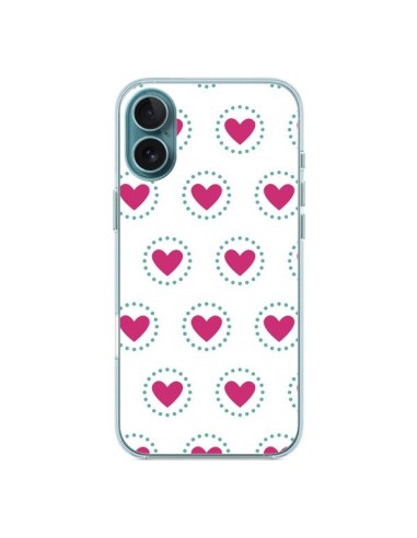 Coque iPhone 16 Plus Coeur Cercle - Jonathan Perez