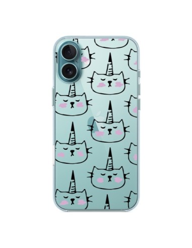 Coque iPhone 16 Plus Licorne Unicorn Dessin Transparente - Dricia Do