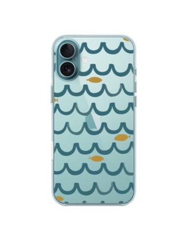 Coque iPhone 16 Plus Poisson Fish Water Transparente - Dricia Do