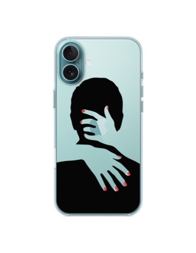 Coque iPhone 16 Plus Calin Hug Mignon Amour Love Cute Transparente - Dricia Do