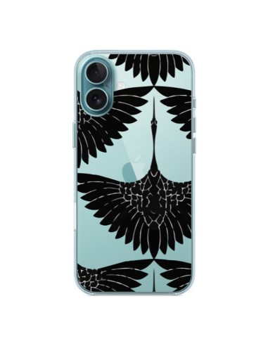 Cover iPhone 16 Plus Pavone Trasparente - Dricia Do