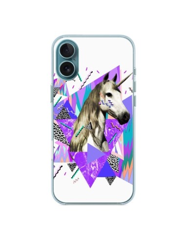 Coque iPhone 16 Plus Licorne Unicorn Azteque - Kris Tate