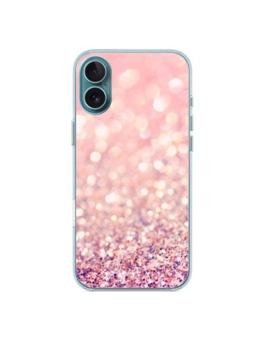 Coque iPhone 16 Plus Paillettes Blush - Lisa Argyropoulos