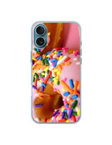 Coque iPhone 16 Plus Donuts Rose Candy Bonbon - Laetitia