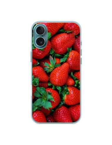 Coque iPhone 16 Plus Fraise Strawberry Fruit - Laetitia