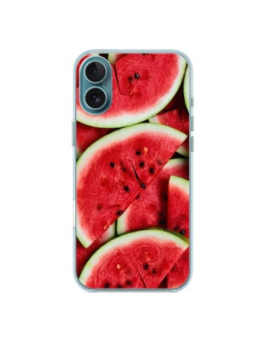 Coque iPhone 16 Plus Pastèque Watermelon Fruit - Laetitia