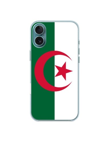 Coque iPhone 16 Plus Drapeau Algérie Algérien - Laetitia