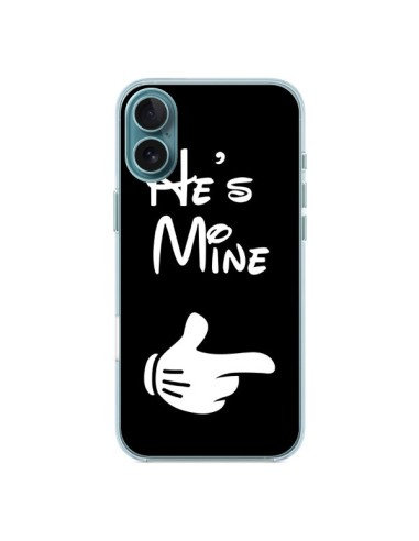 Coque iPhone 16 Plus He's Mine Il est à Moi Amour Amoureux - Laetitia