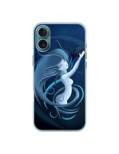 Coque iPhone 16 Plus Aquarius Girl La Petite Sirene - LouJah