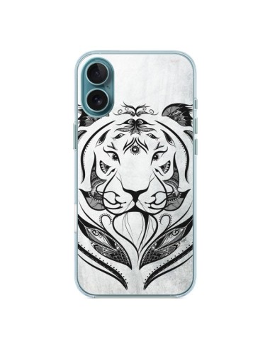 Coque iPhone 16 Plus Tattoo Tiger Tigre - LouJah