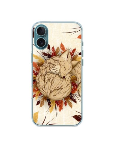 Coque iPhone 16 Plus Night Fall Renard Automne - LouJah