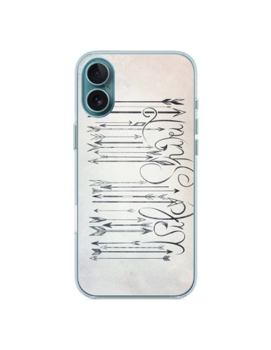 Coque iPhone 16 Plus Barcode Wild Spirit Code Barre Flèche - LouJah