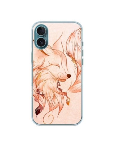 Coque iPhone 16 Plus Fox Renard Rouge - LouJah