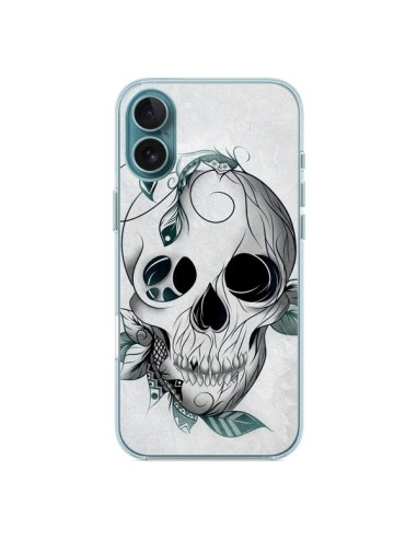 Coque iPhone 16 Plus Skull Boho Tête de Mort - LouJah