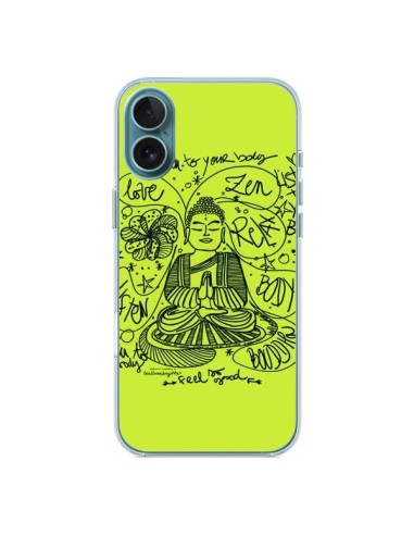 Coque iPhone 16 Plus Buddha Listen to your body Love Zen Relax - Leellouebrigitte