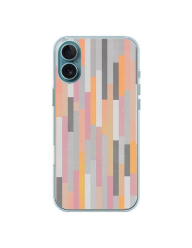 Coque iPhone 16 Plus Bandes Couleurs - Leandro Pita