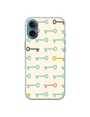 Coque iPhone 16 Plus Clefs Keys - Leandro Pita