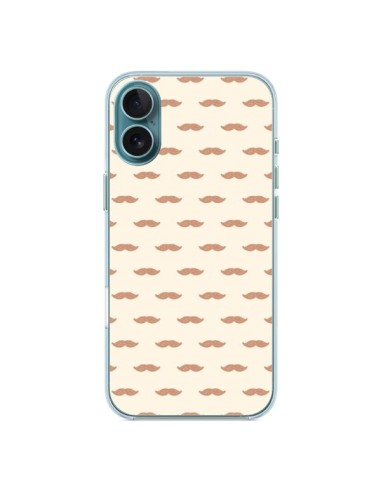 Coque iPhone 16 Plus Moustaches - Leandro Pita